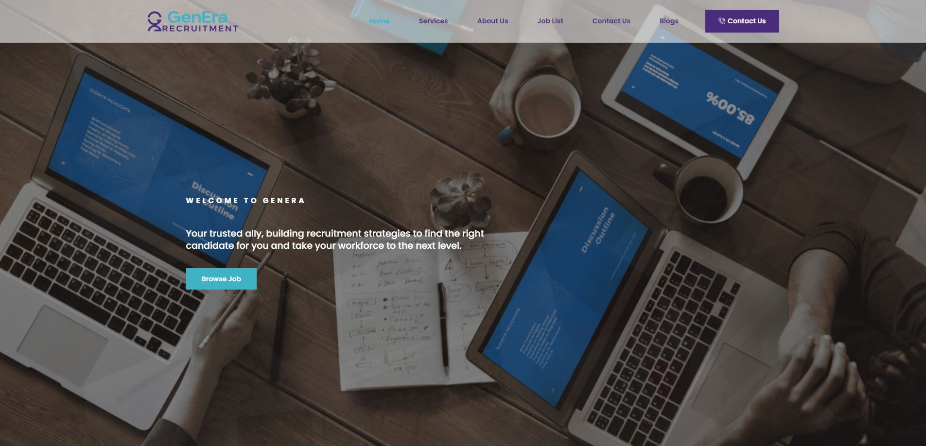 Genera Recruitment — Matrix Digital project