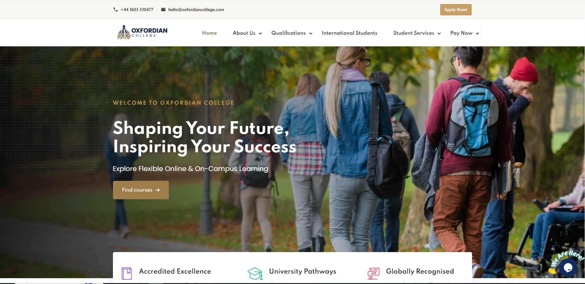 Oxfordian College — Matrix Digital project