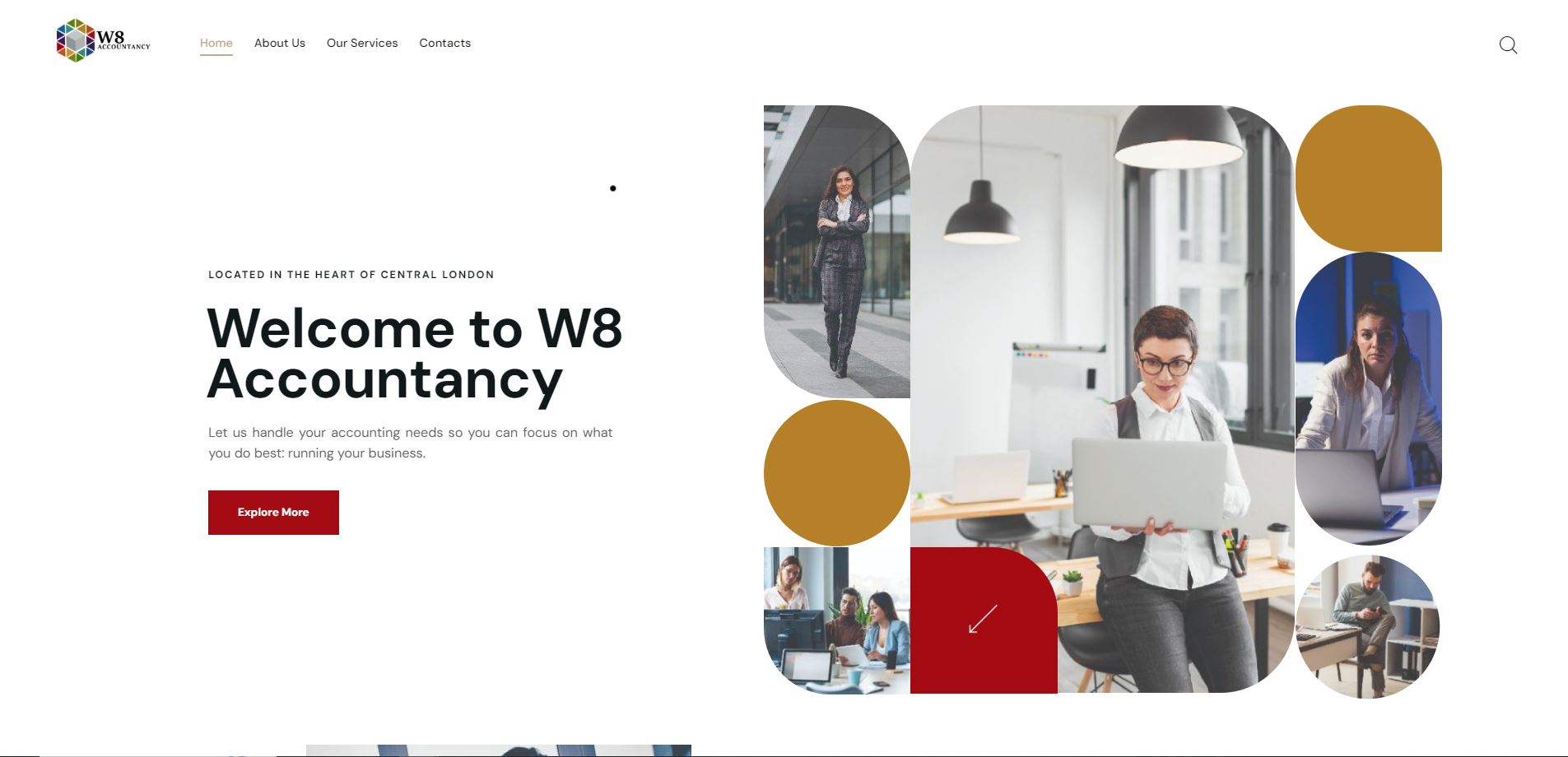 W8 Accountancy — Matrix Digital project