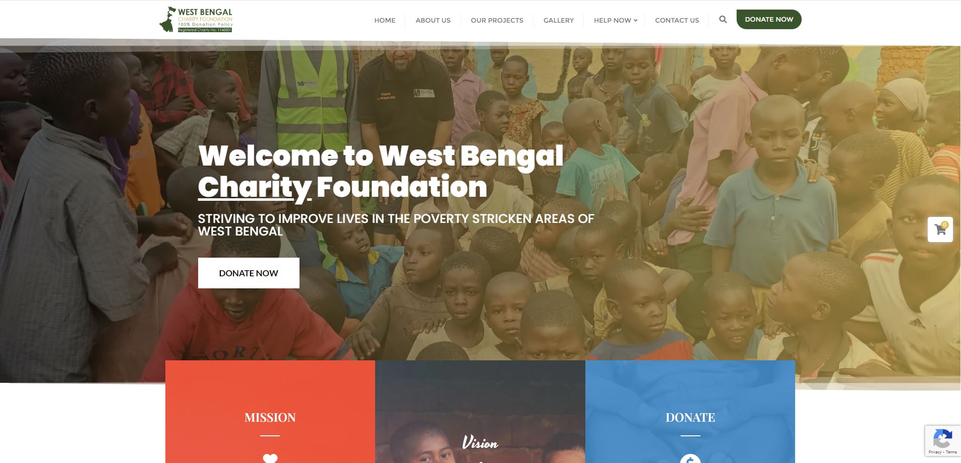 West Bengal Charity — Matrix Digital project